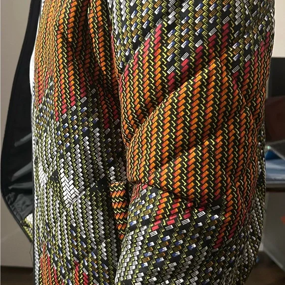 Multicolor Patterned Men's Jacket - Picture 3 of 5